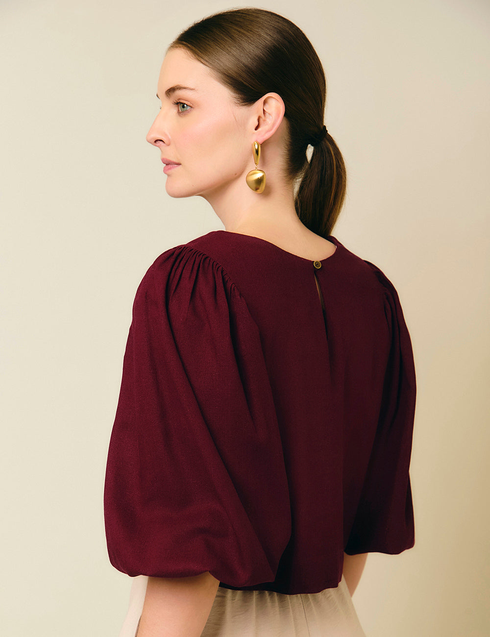 Blusa Moraia - Berenjena