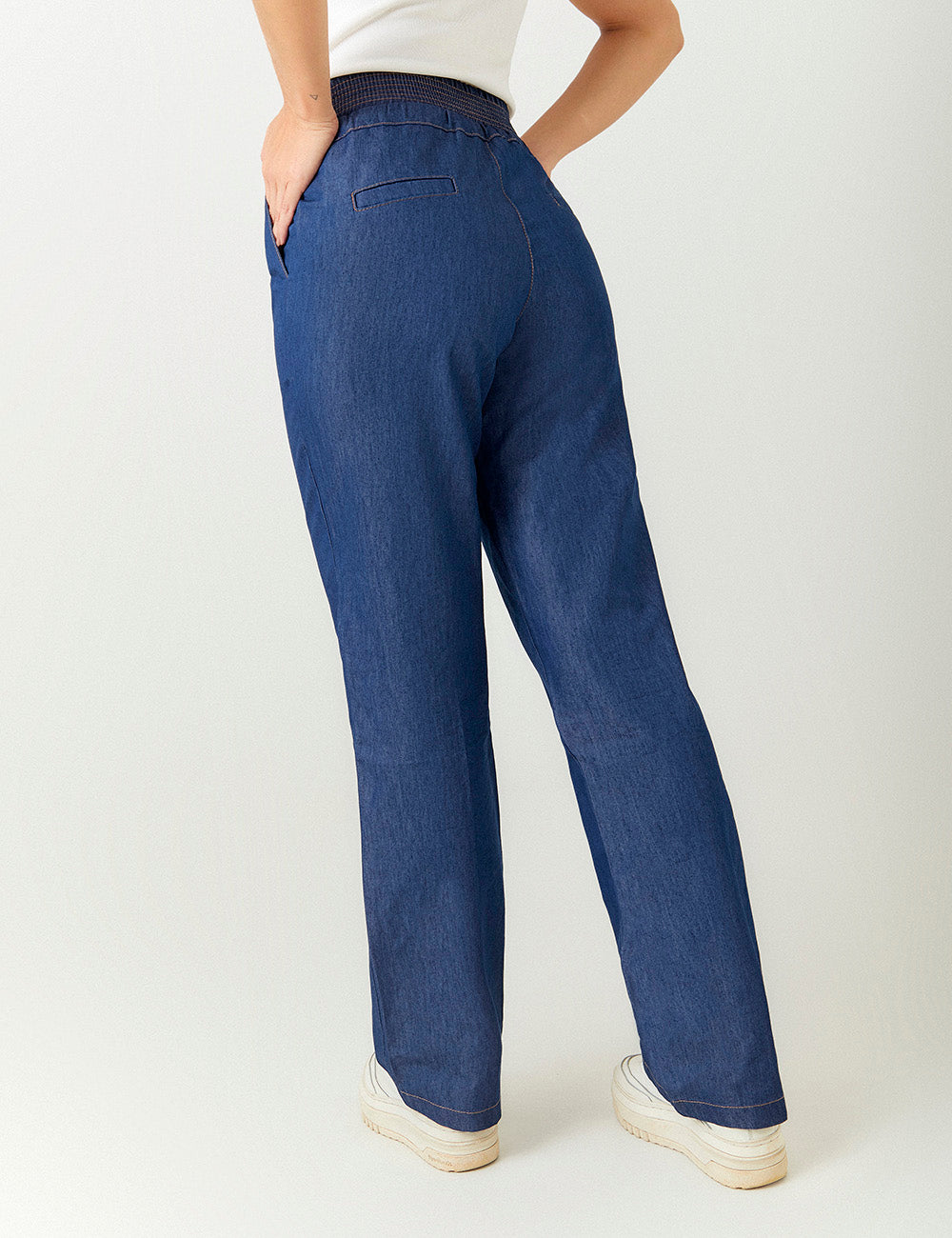 Pantalón Chambray - Azul Índigo