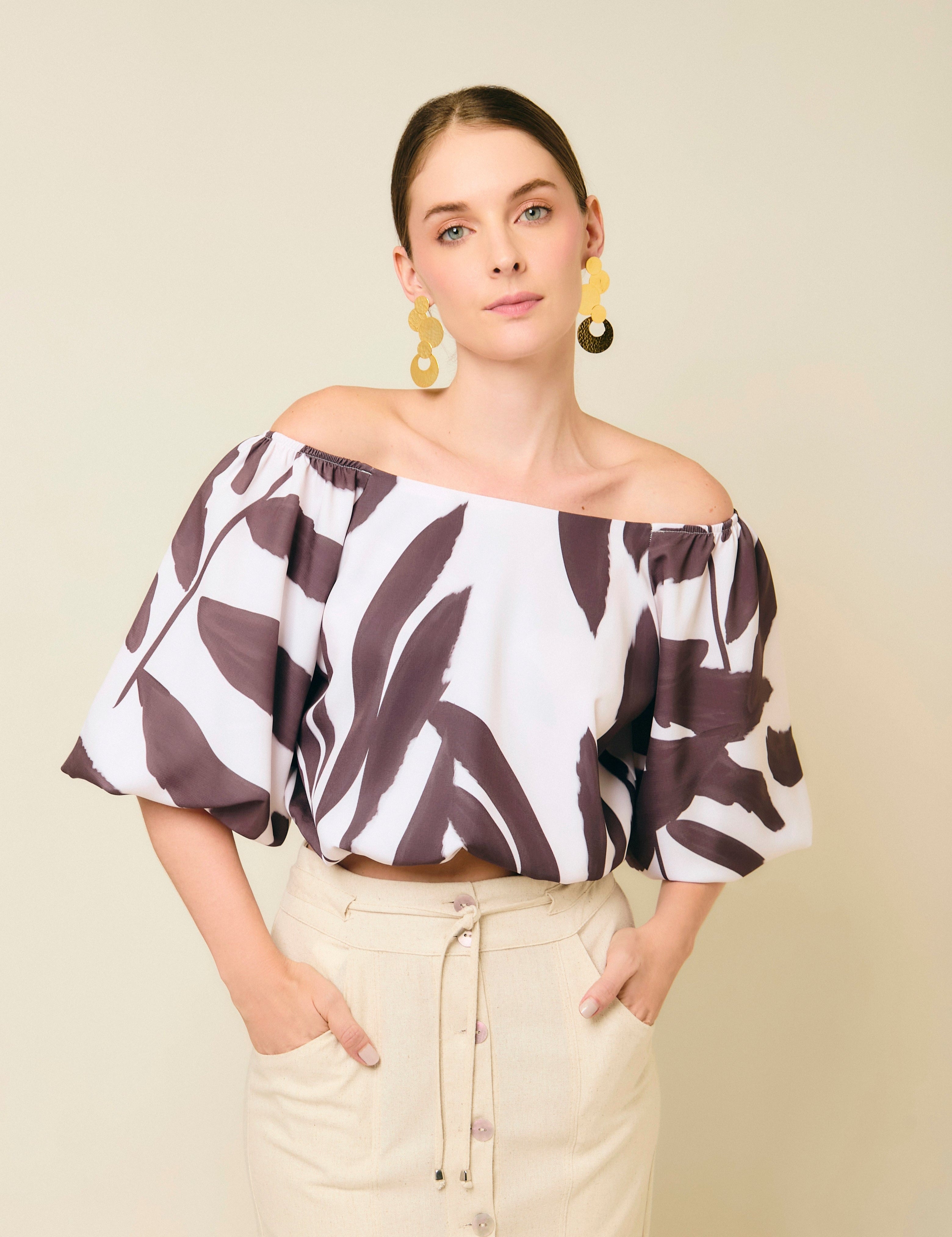 Blusa Madeira - Estampado