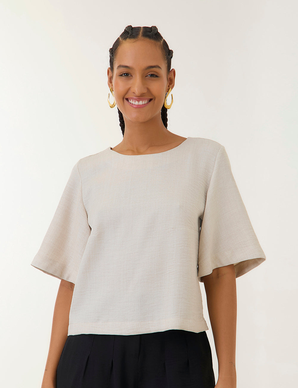 Blusa Miró - Arena