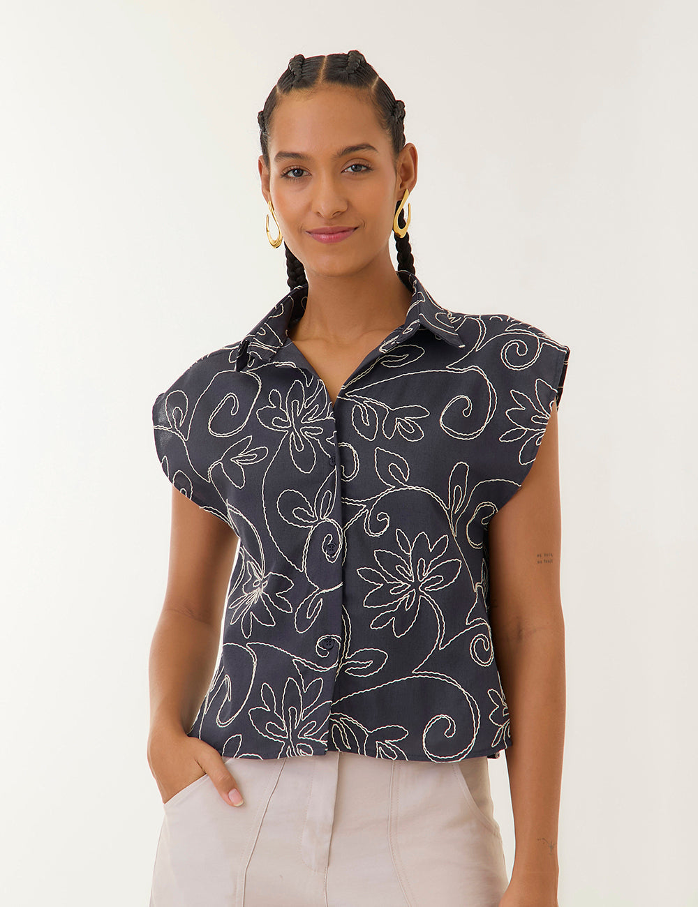 Blusa Origen - Azul