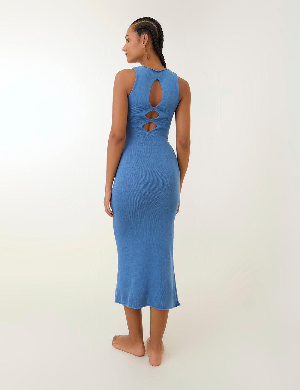 Vestido Hebra - Azul