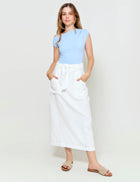 Falda Presencia - Marfil