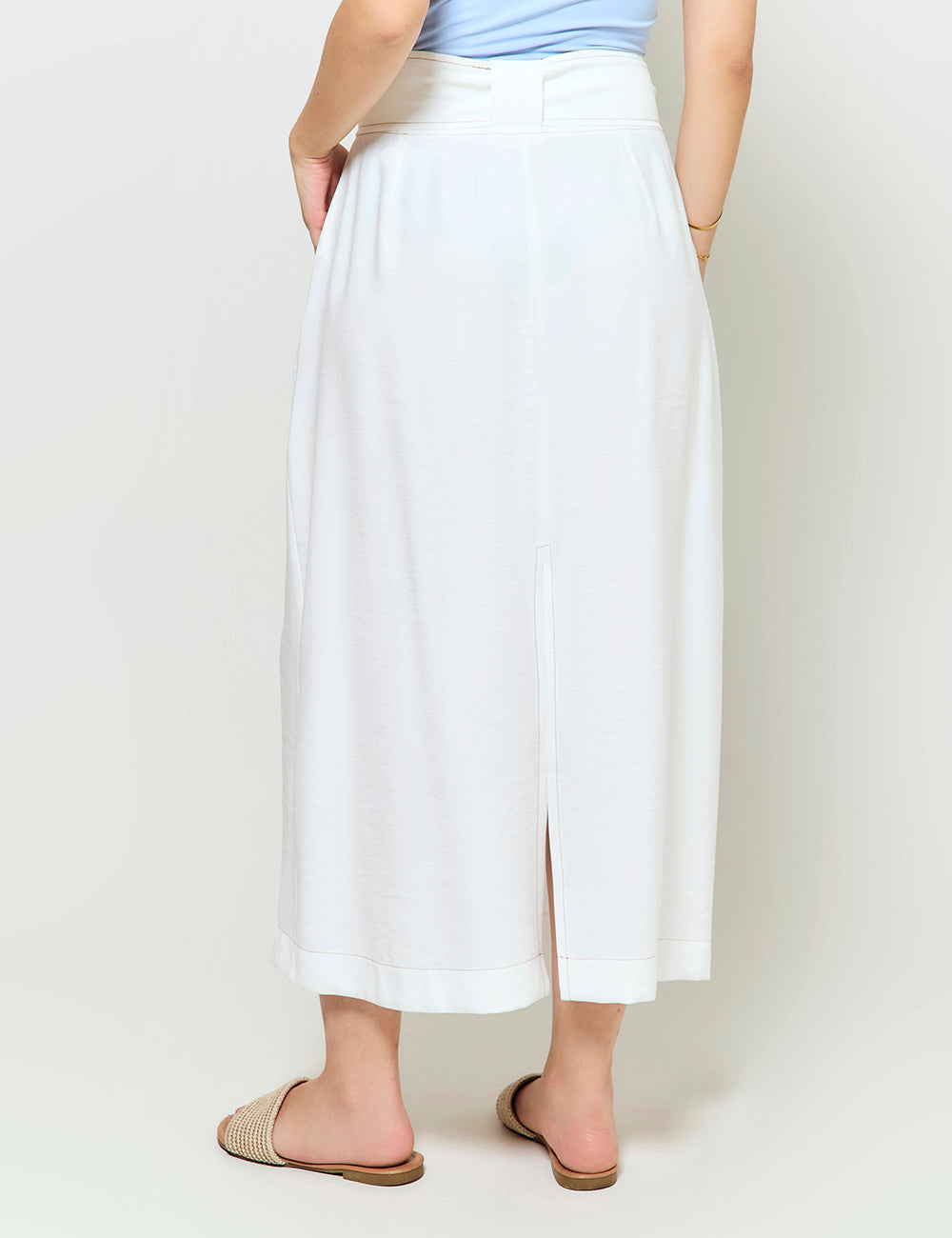 Falda Presencia - Marfil