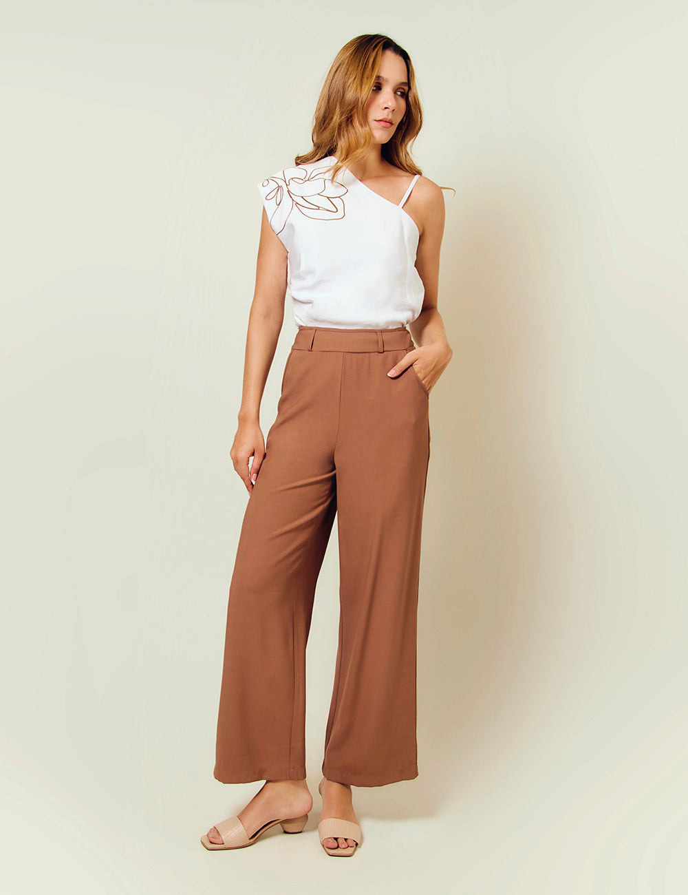 Pantalón Manto - Camel
