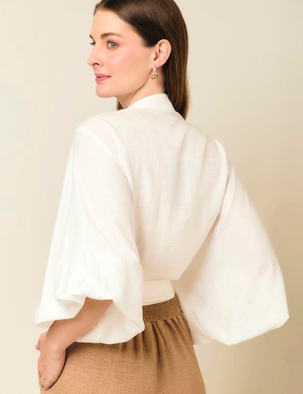 Blusa Pure - Marfil