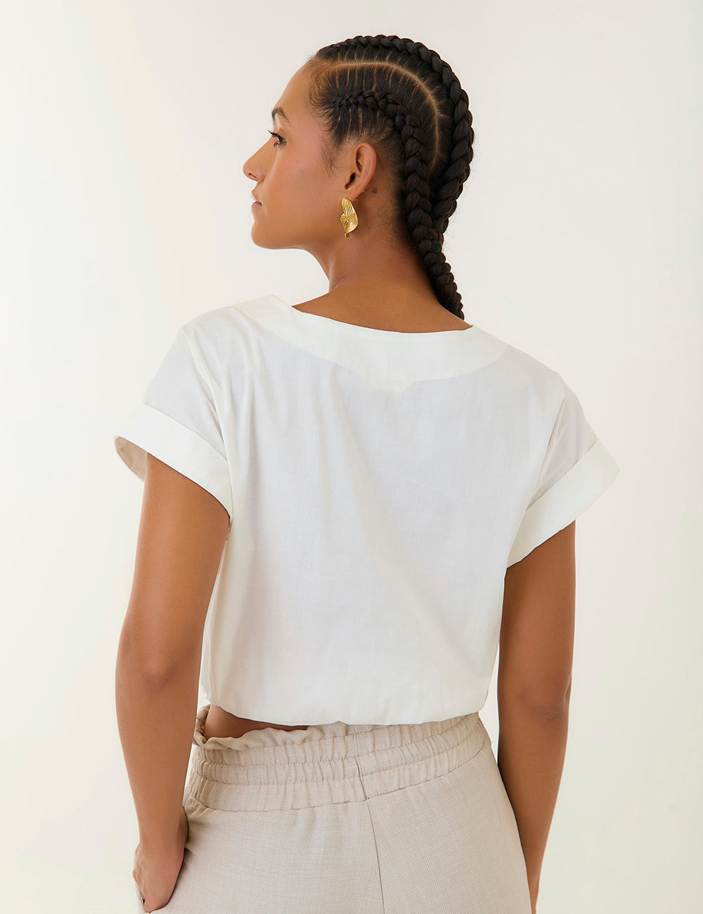 Blusa Classic - Marfil
