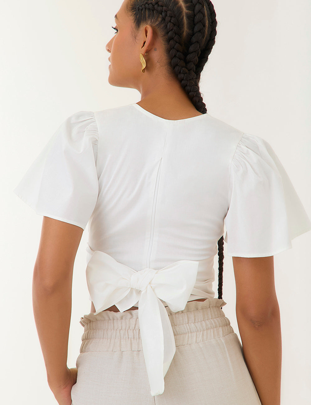 Blusa Luft - Marfil