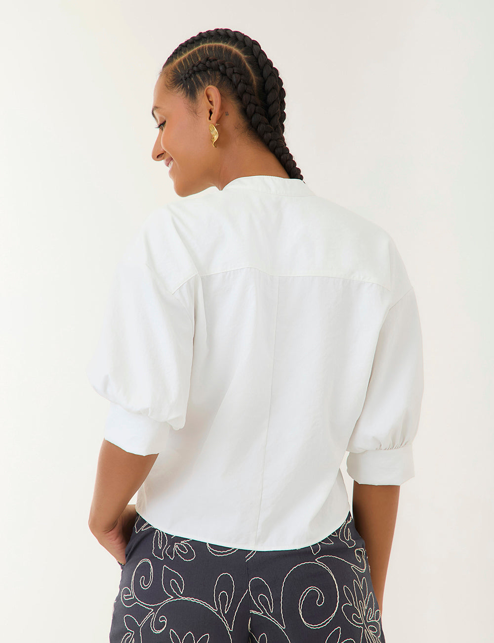 Blusa Nerú - Marfil