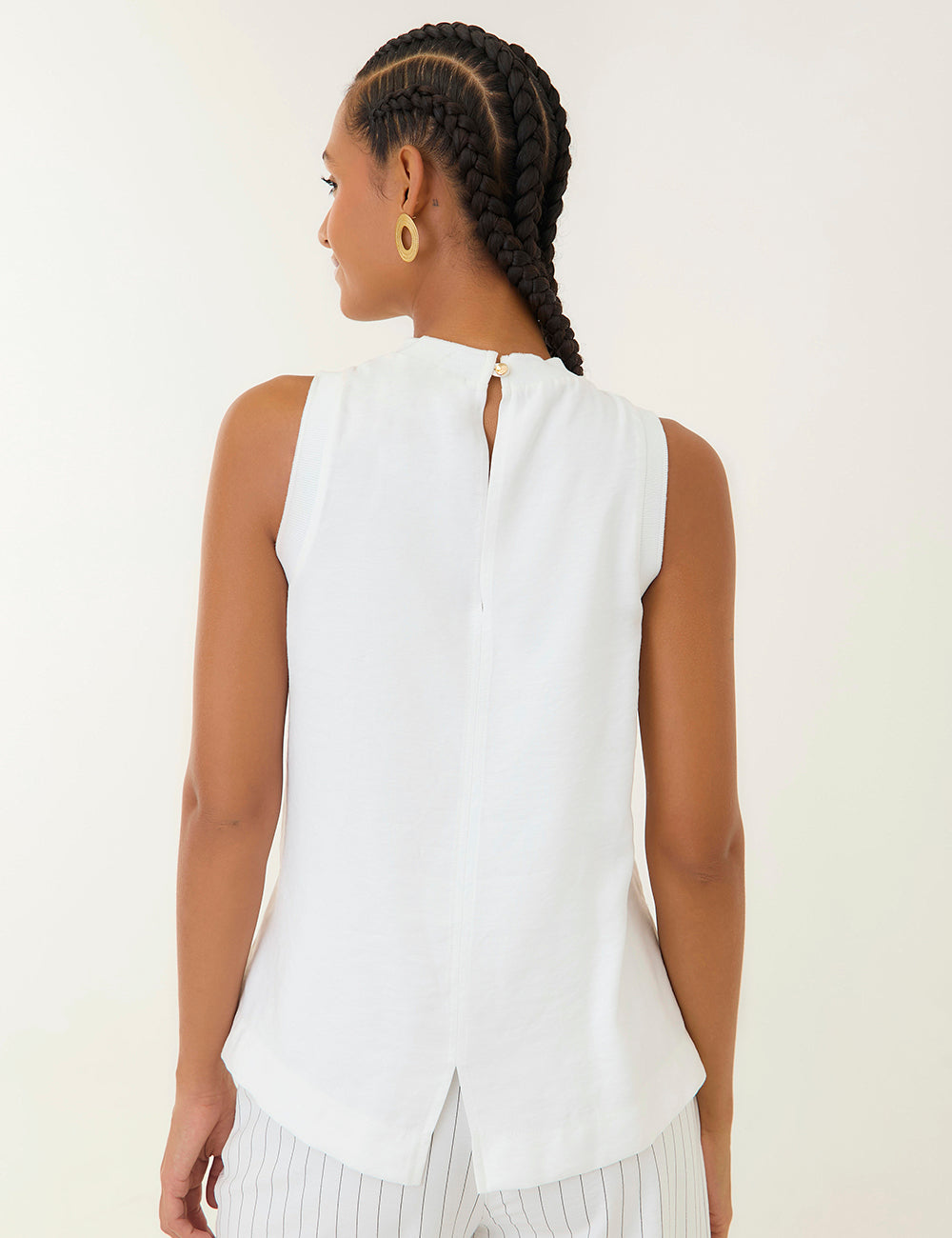 Blusa Bassic - Marfil
