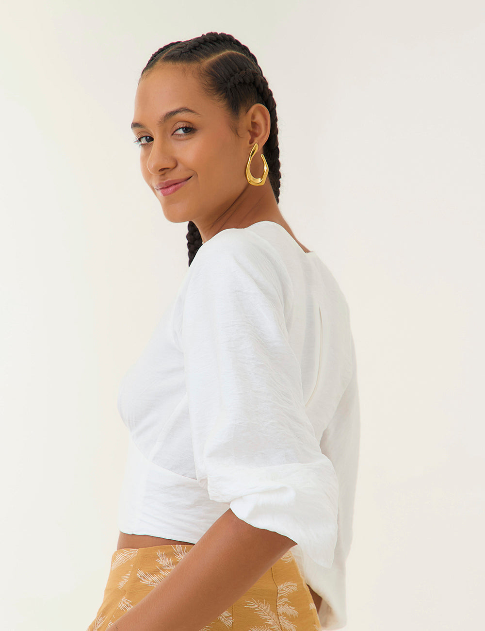 Blusa Fine - Marfil