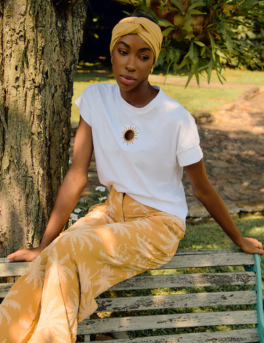 Camiseta Sun - Blanco