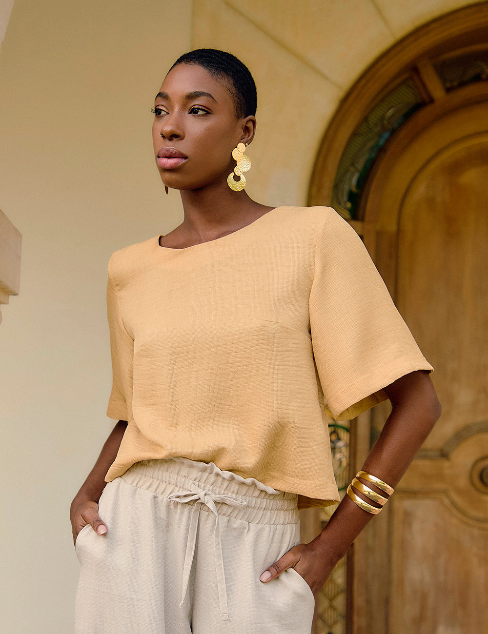 Blusa Miró - Mostaza