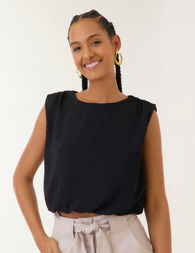 Blusa Briz - Negro