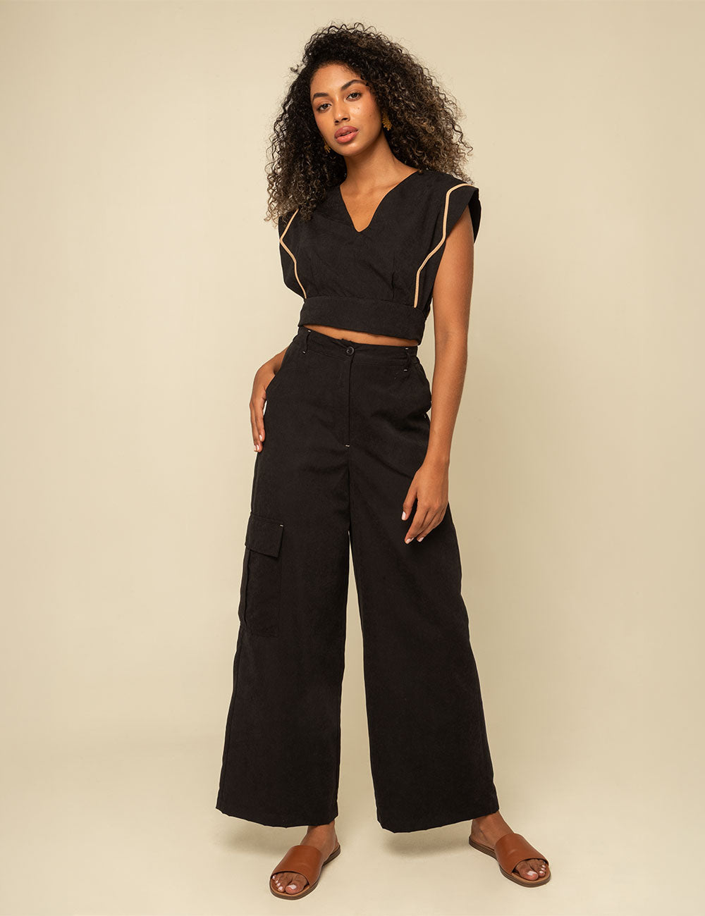 Pantalón Sava - Negro