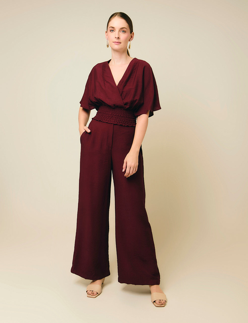 Pantalón Amora - Vinotinto