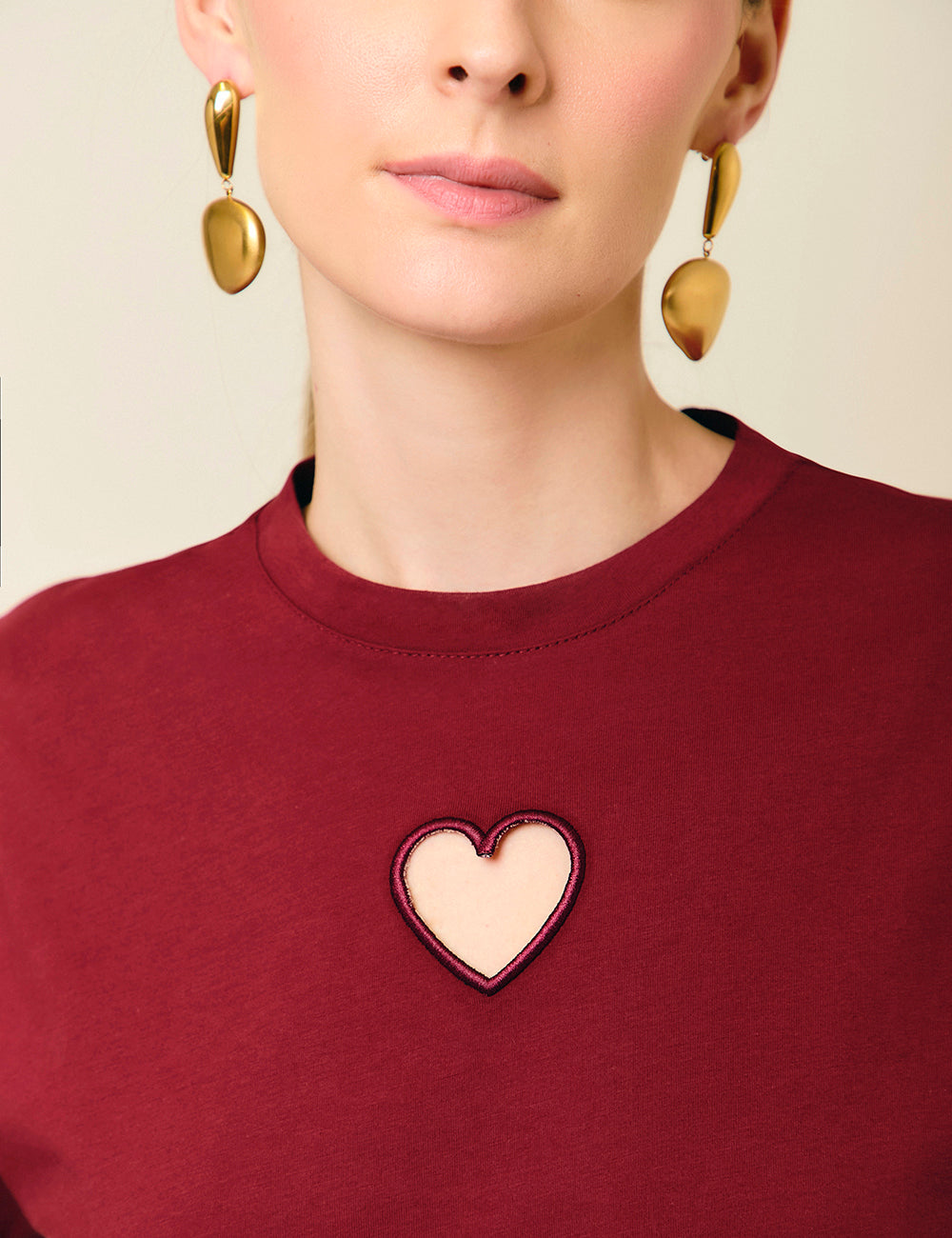 Camiseta Life - Vinotinto