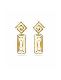 Aretes Delta - Dorado