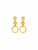 Aretes Duna - Dorado