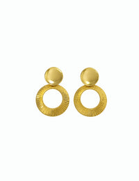 Aretes Gaia - Dorado