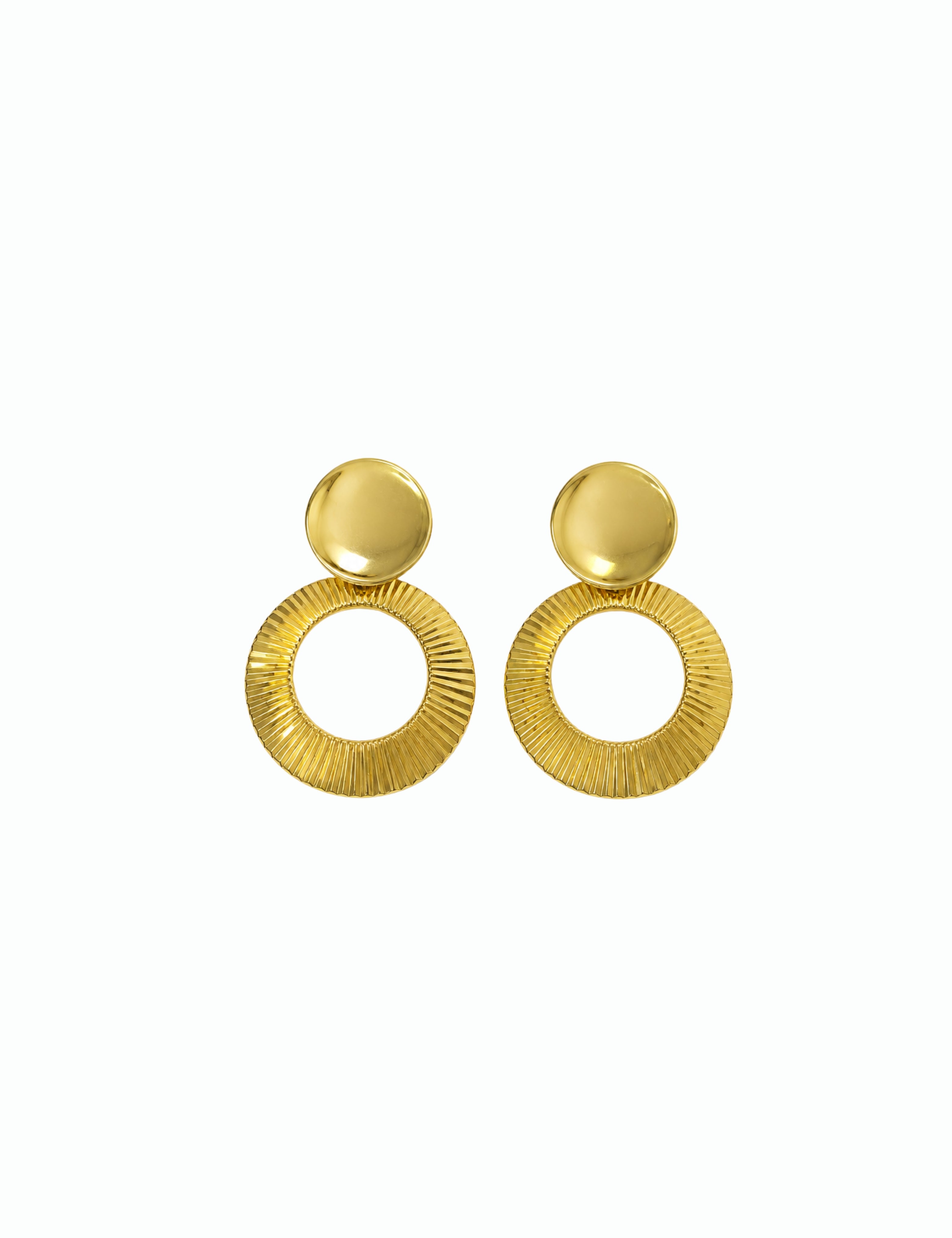 Aretes Gaia - Dorado