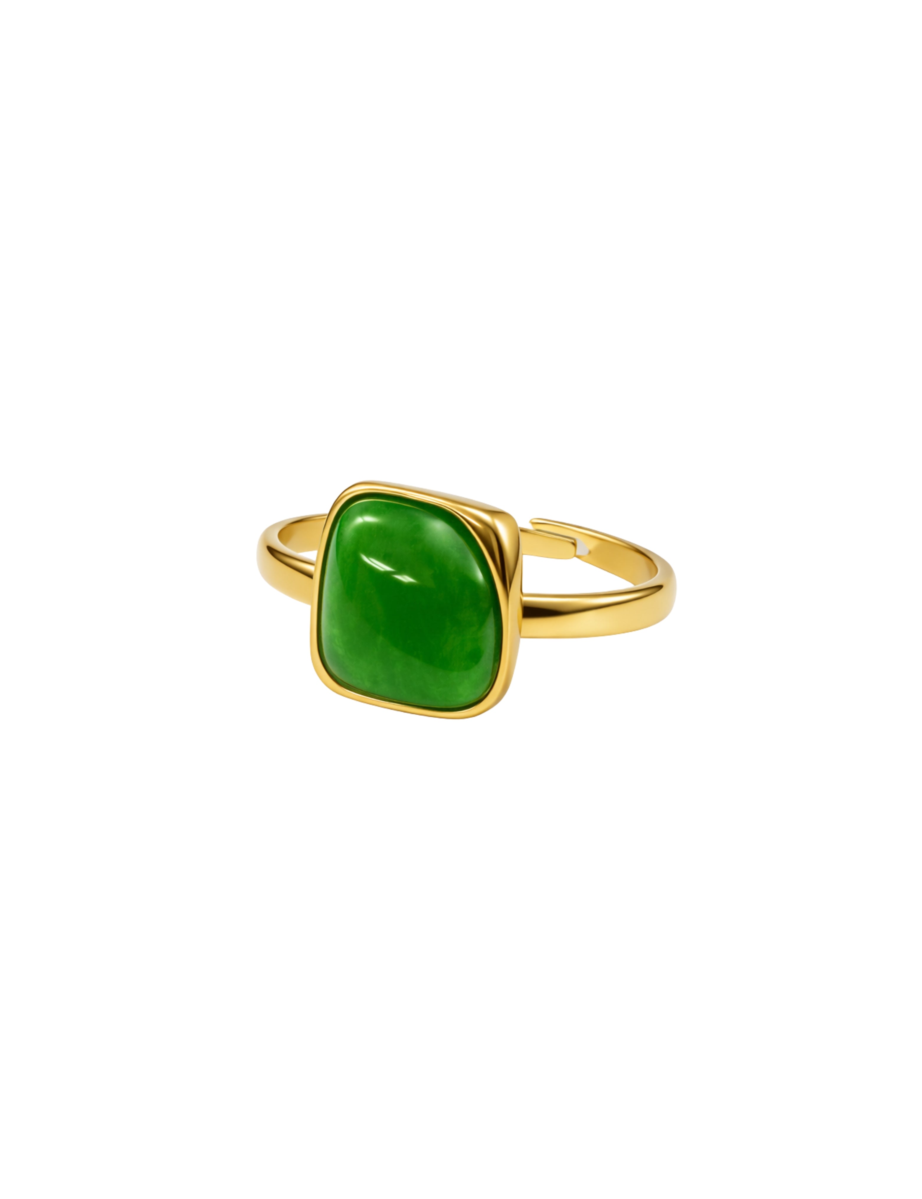 Anillo Jade - Dorado