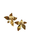 Aretes Flora - Dorado