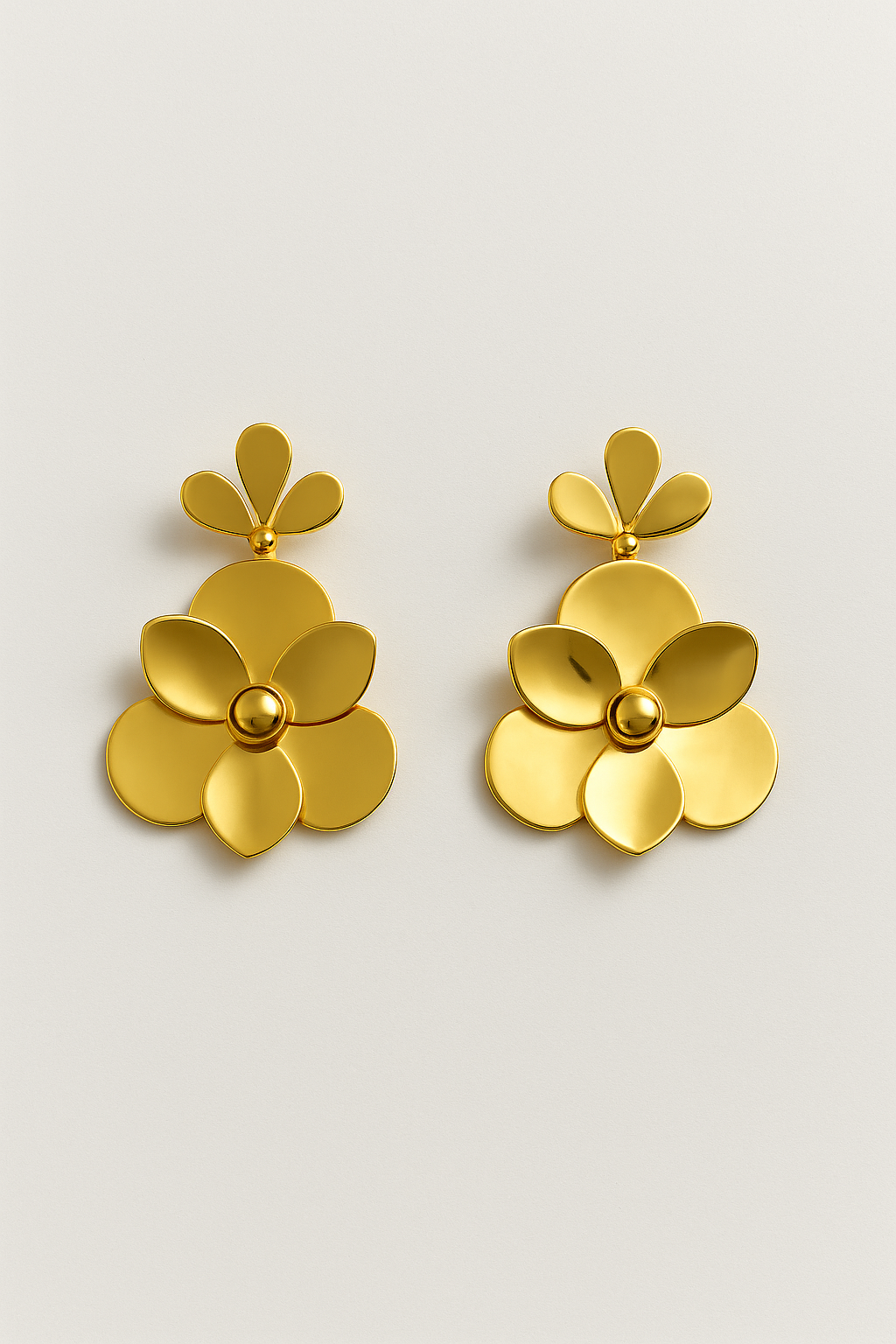 Aretes Zaria - Dorado