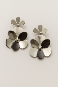 Aretes Zaria - Plateado