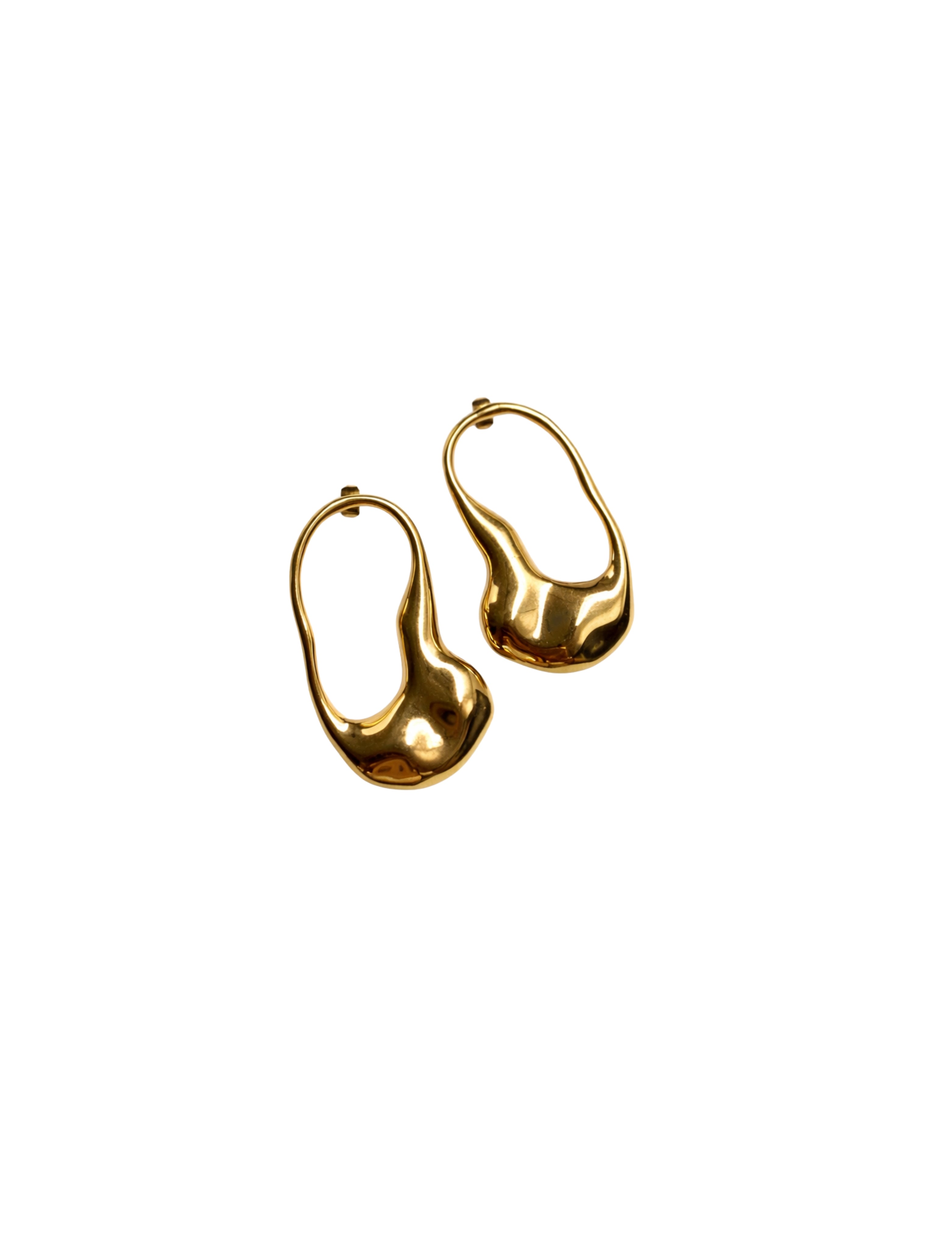 Aretes Blaze - Dorado