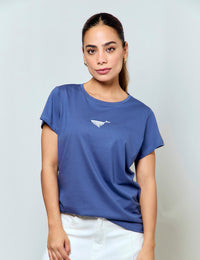 Camiseta a-mar - Azul Ballena