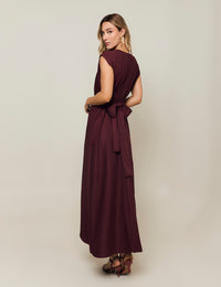 Vestido Sutil - Berenjena