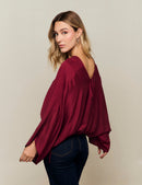 Blusa Raigas - Berenjena