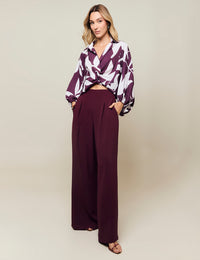 Pantalón Liana - Berenjena