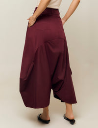 Falda Pantalón Pacífico - Berenjena