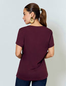 Camiseta a-mar - Berenjena Sillas