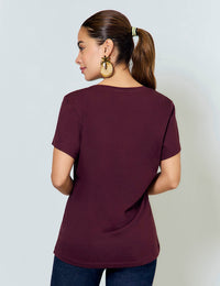 Camiseta a-mar - Berenjena Sillas