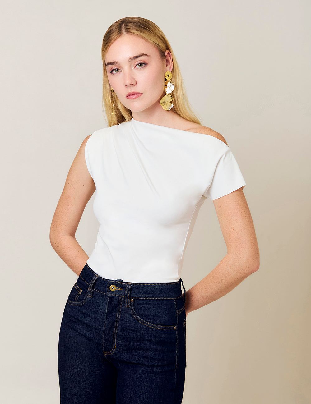 Blusa Begonia - Marfil