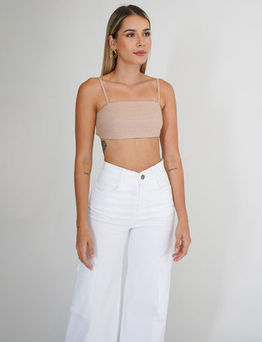 CropTop Floss - Camel