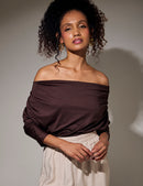 Blusa Auren - Café