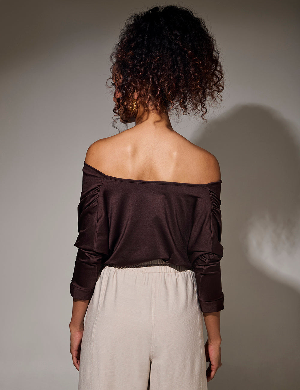 Blusa Auren - Café