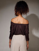 Blusa Auren - Café
