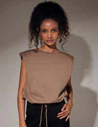 Blusa Destello - Camel