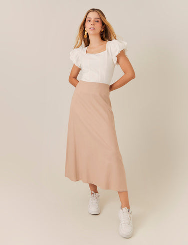 Falda Fit - Camel