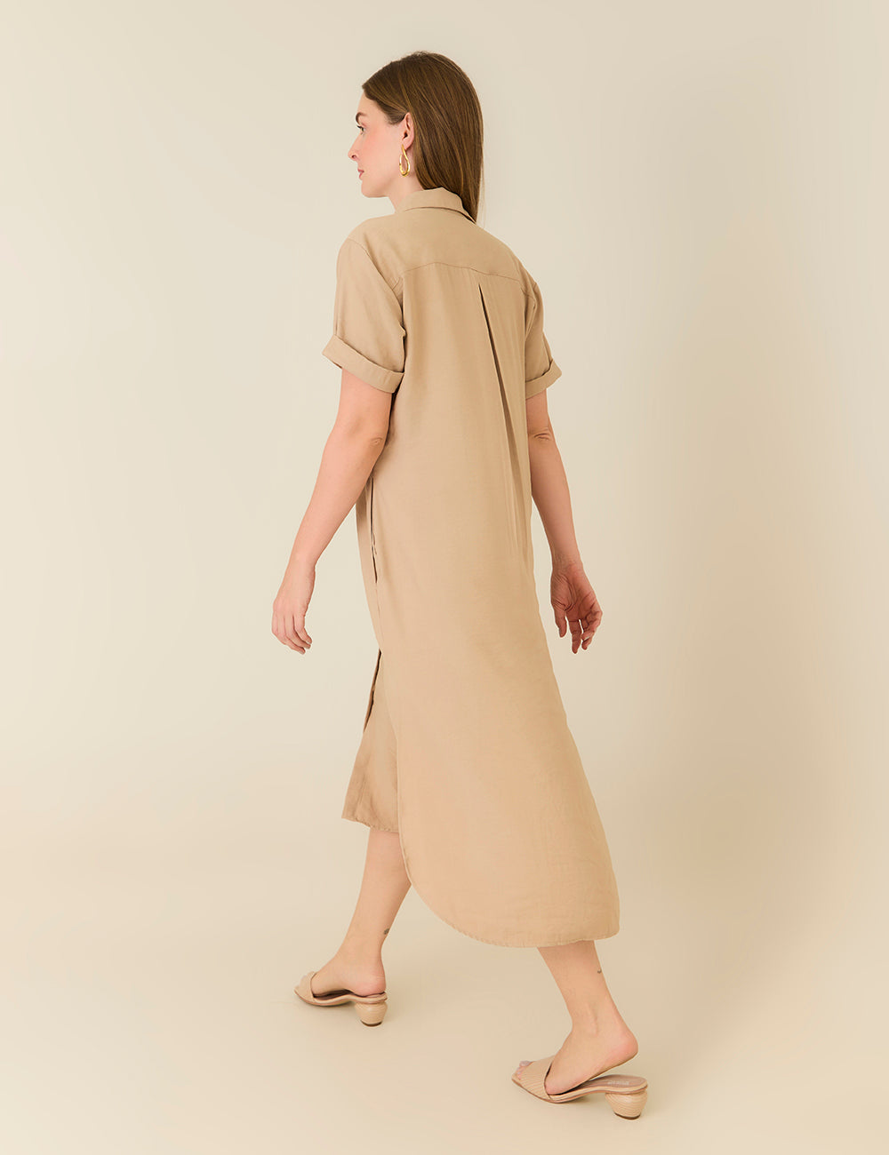 Vestido Nogal - Camel