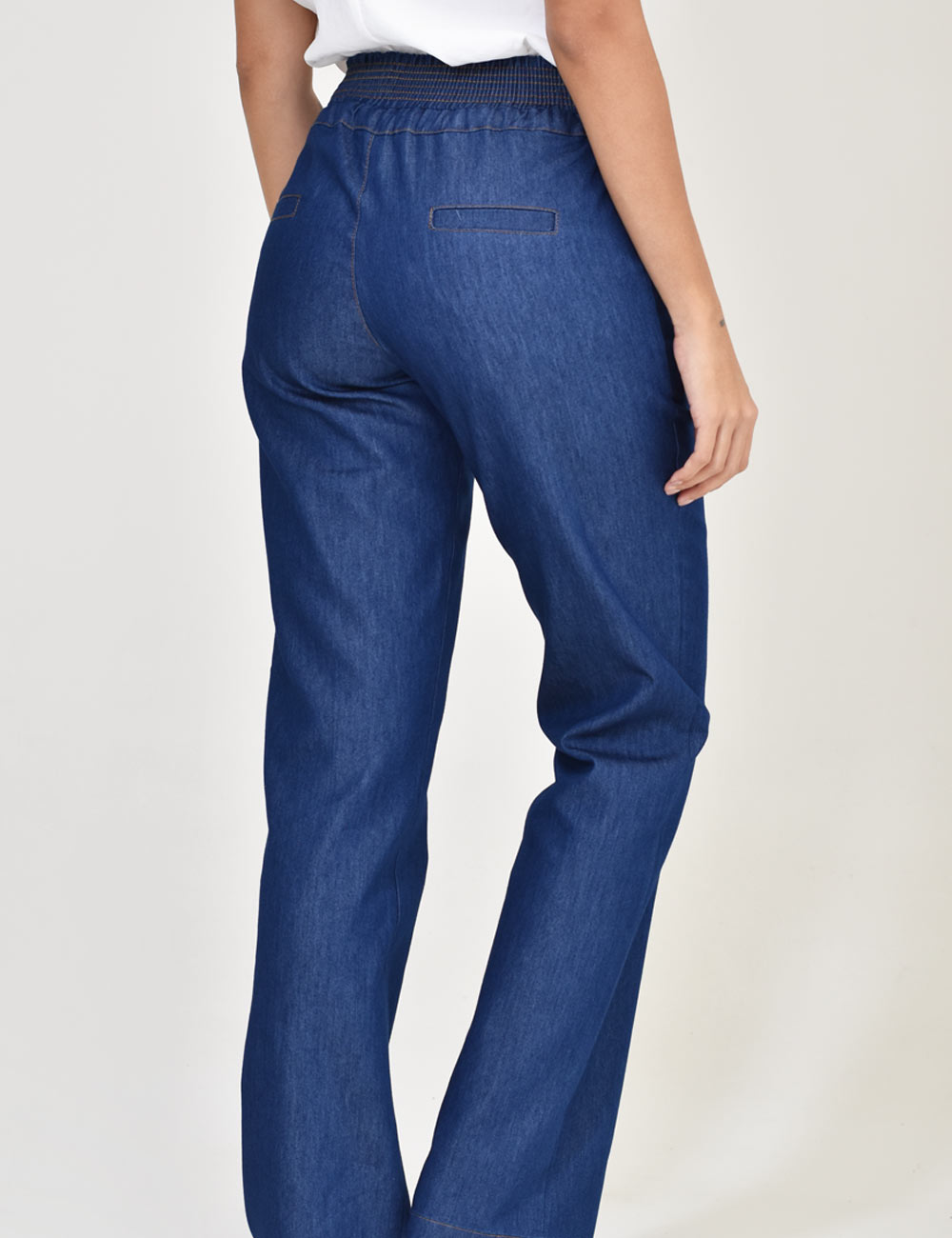 Pantal n Chambray Denim