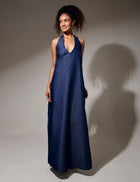 Vestido Celeste - Denim