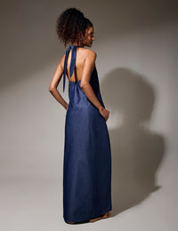 Vestido Celeste - Denim