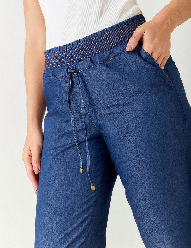 Pantalón Chambray - Azul Índigo