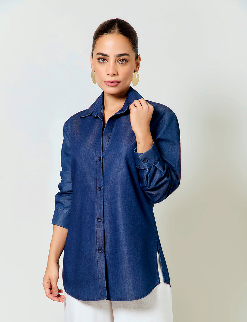 Blusa Homenaje - Denim